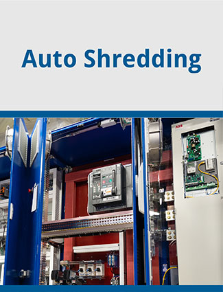 auto shredding installation company brochure