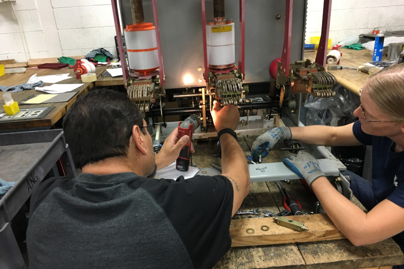 industrial circuit breaker repair