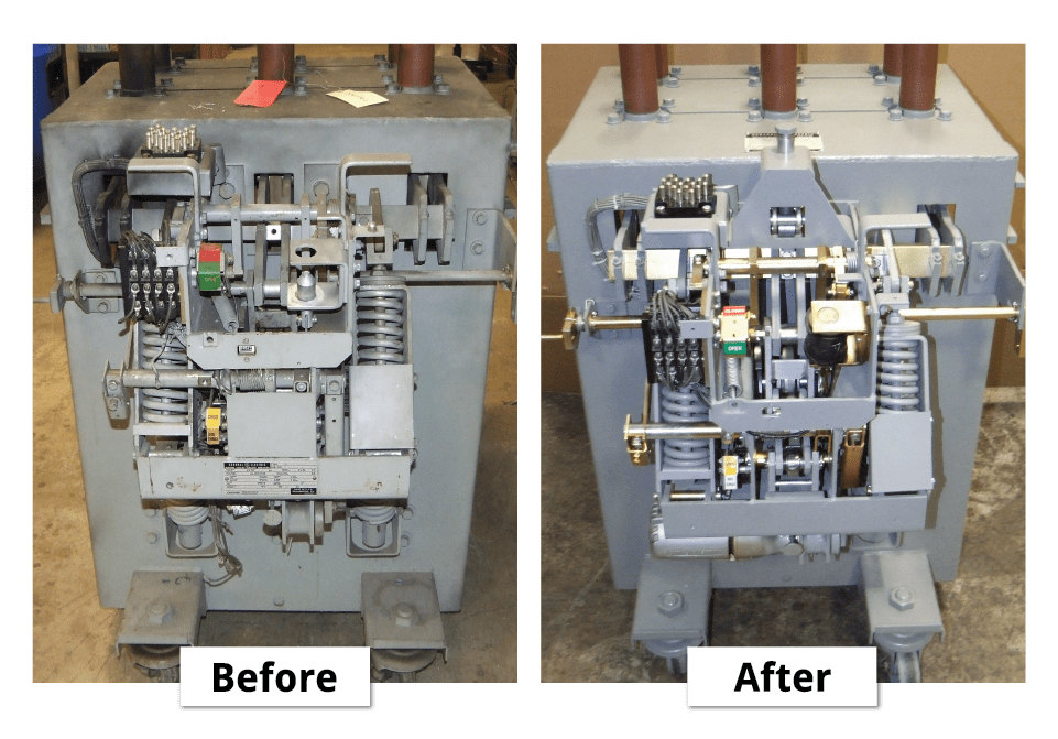 refurbishing and reconditioning circuit breakers
