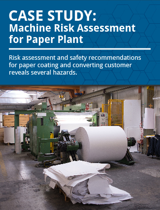 case study risk assessment and safety recommendations for paper coating and converting customer reveals several hazards.