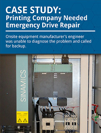 case study printing company needed emergency drive repair