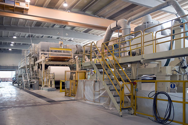 machine and system upgrade for industrial paper production in a pulp mill