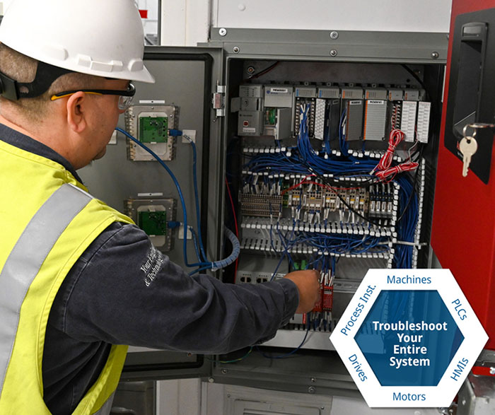 industrial field service to troubleshoot your entire system